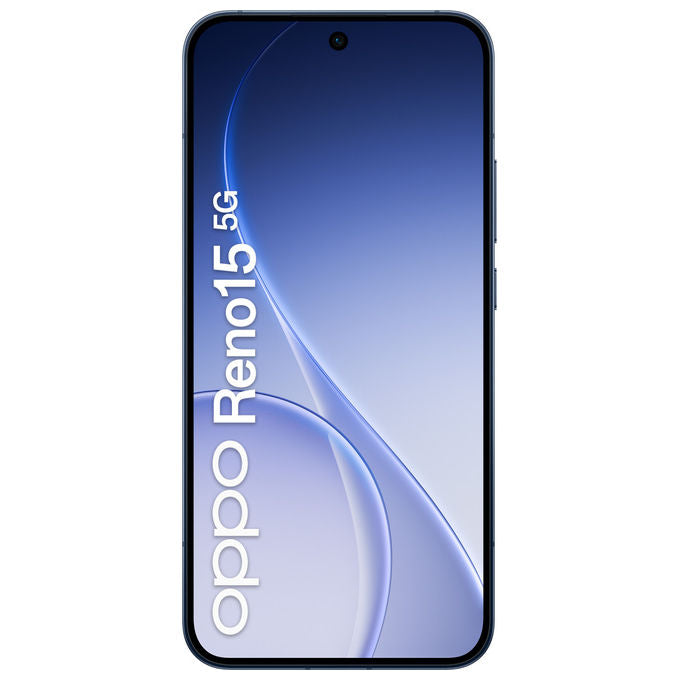 Oppo CPH2825 Reno15 Smartphone 5G AI 6.59'' 8GB 512GB Tripla Fotocamera 50MP Snapdragon 7 Gen 4 Batteria 6500 mAh colore Twilight Black
