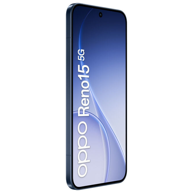 Oppo CPH2825 Reno15 Smartphone 5G AI 6.59'' 8GB 512GB Tripla Fotocamera 50MP Snapdragon 7 Gen 4 Batteria 6500 mAh colore Twilight Black