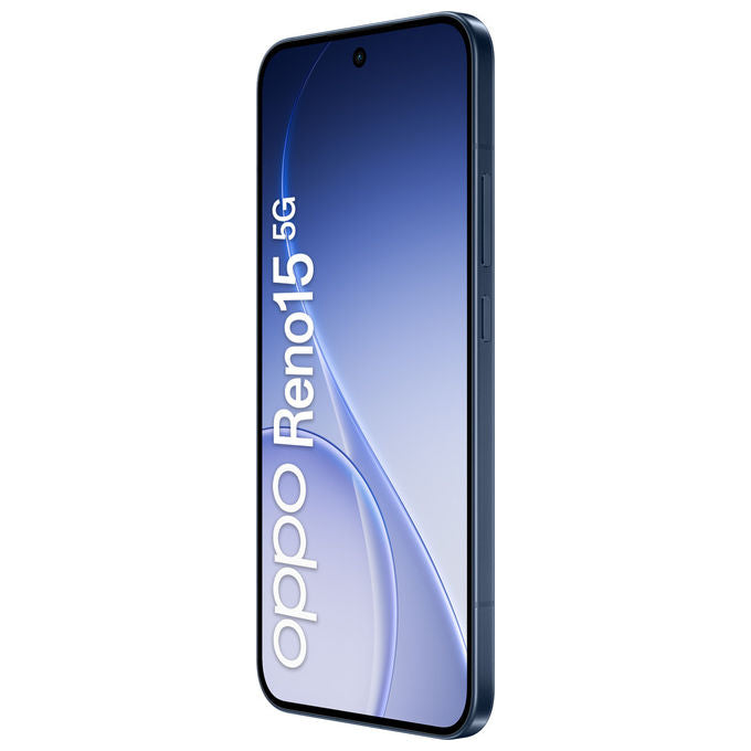 Oppo CPH2825 Reno15 Smartphone 5G AI 6.59'' 8GB 512GB Tripla Fotocamera 50MP Snapdragon 7 Gen 4 Batteria 6500 mAh colore Twilight Black