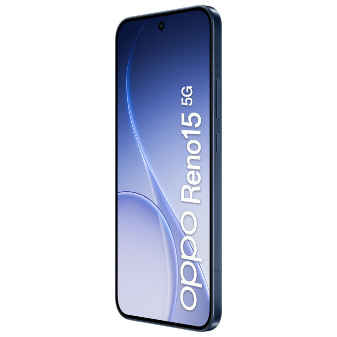 Oppo CPH2825 Reno15 Smartphone 5G AI 6.59'' 8GB 512GB Tripla Fotocamera 50MP Snapdragon 7 Gen 4 Batteria 6500 mAh colore Twilight Black