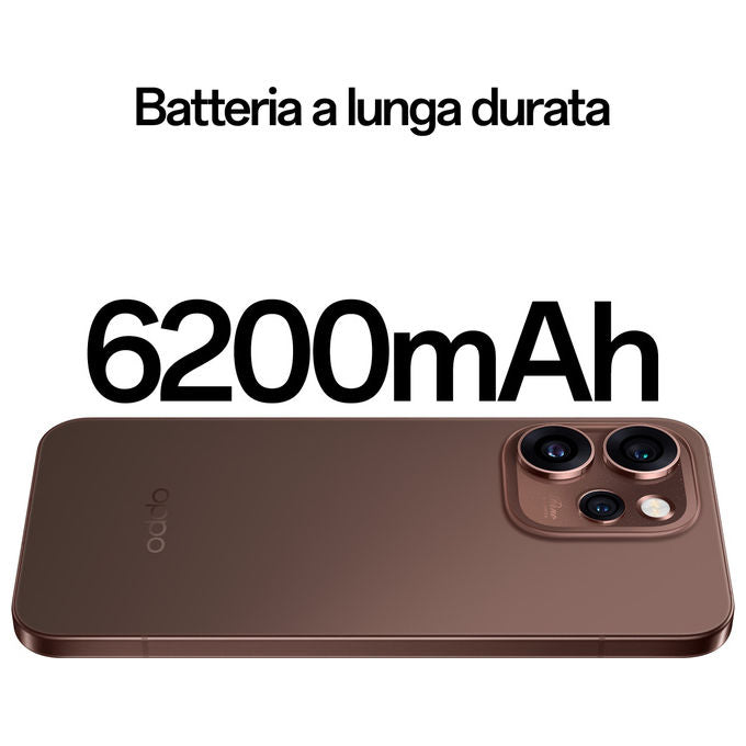 Oppo, Reno15 Pro 5G, Smartphone AI, Tripla fotocamera 200+50+50MP, 12GB RAM, 512GB, Nero Dusk