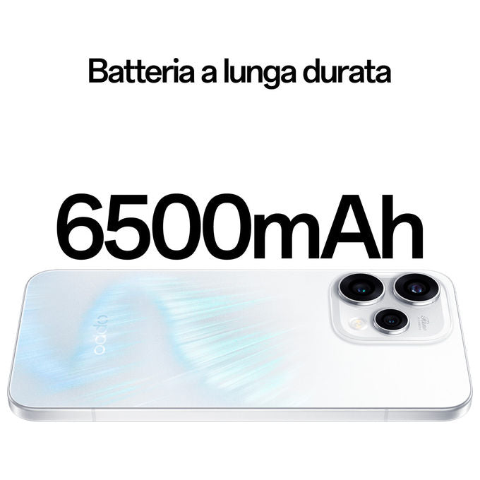 Oppo Reno15 5G, Smartphone AI, Tripla Fotocamera 50MP, 512GB, 8GB RAM, Aurora White