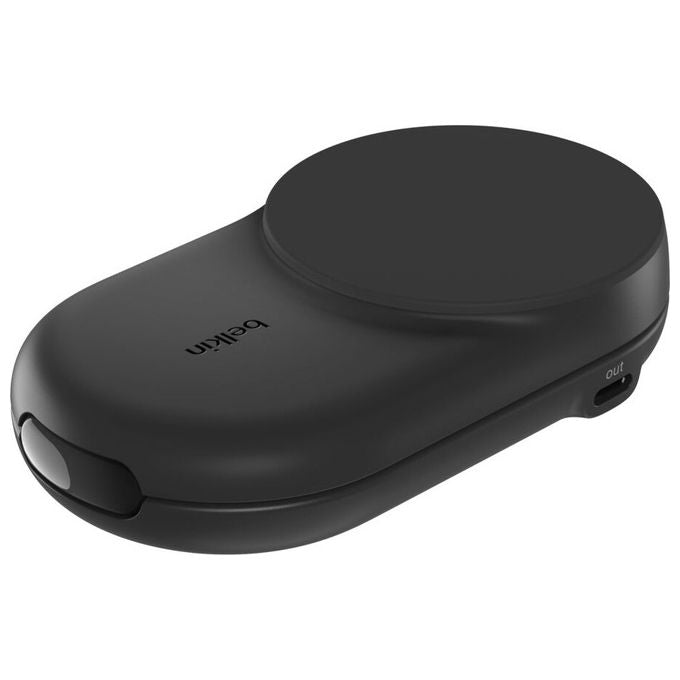 Belkin UltraCharge Qi2, Caricatore Wireless Magnetico 25W 2-in-1, con USB-C, Nero