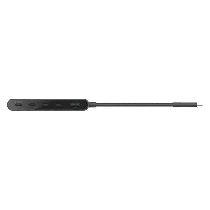 Belkin AVC021HQBK Hub USB-C 5 Porte HDMI 4K 60Hz Power Delivery 100W Trasferimento Dati 10 Gbps colore Nero