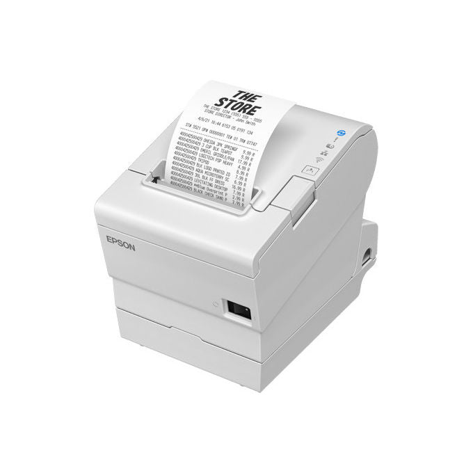 Epson, Stampante Termica POS TM-T88VII, USB, Ethernet, Seriale, Bianca