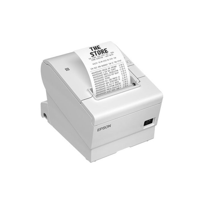Epson, Stampante Termica POS TM-T88VII, USB, Ethernet, Seriale, Bianca