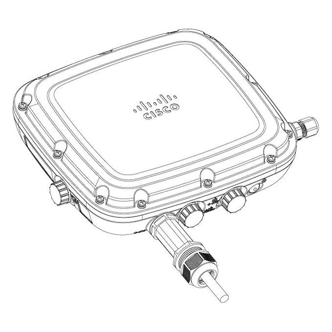 Cisco, Pressacavo Adattatore SFP, Per Punto di Accesso WLAN, Catalyst 9124AX Series, 5 Pezzi