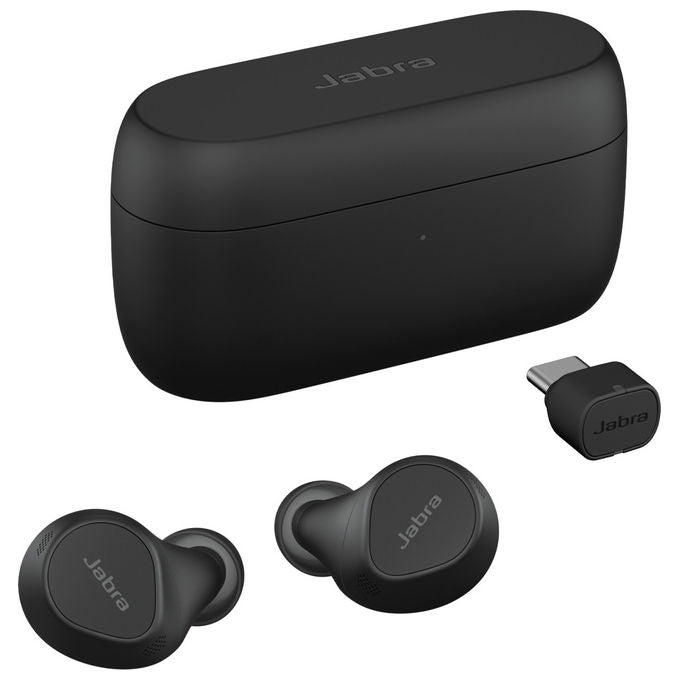 Jabra, Auricolari True Wireless Evolve2 Buds, Bluetooth, Nero