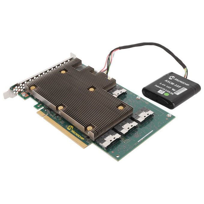 Microchip Technology, Controller Raid, Scheda SmartRAID Ultra 3258p-32i-e, PCI Express x16 4.0, 24 Gbit-s