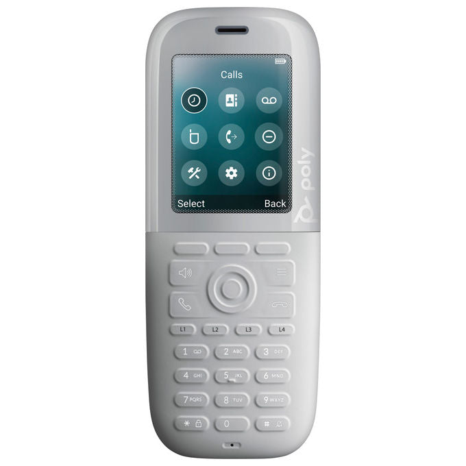 Hp Poly, Rove 40 DECT, Telefono Portatile Wireless, Bianco, Resistente alle Cadute