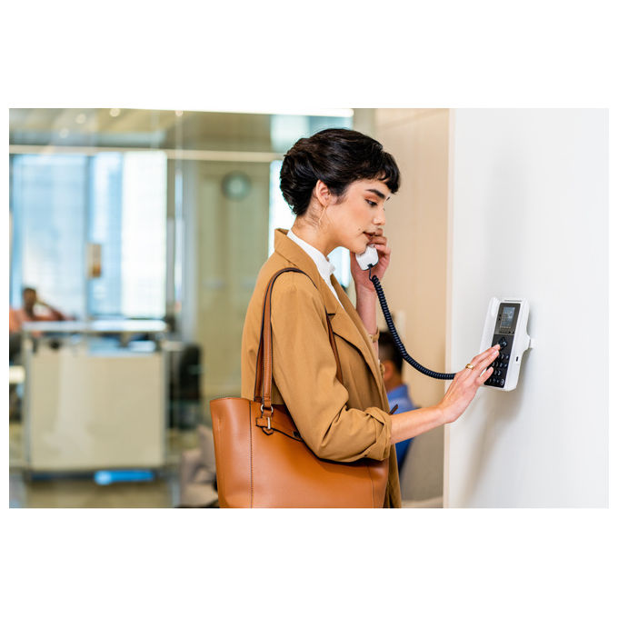 Hp Poly, Telefono IP Edge E100, PoE, Auricolare Cablato, Nero