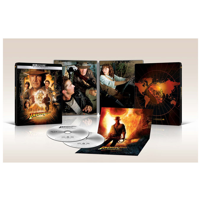 Indiana Jones E Il Regno Del Teschio Di Cristallo, Steelbook 4K UHD + Blu-ray, Koch Media