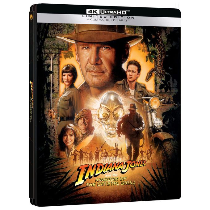 Indiana Jones E Il Regno Del Teschio Di Cristallo, Steelbook 4K UHD + Blu-ray, Koch Media