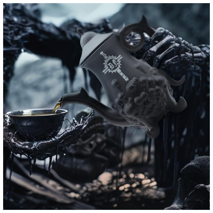 Abystyle, Teiera Death Note Regno dei Morti, 900ml, Ceramica