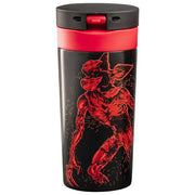 Bialetti, Tazza da Viaggio Stranger Things, 380 ml, Acciaio Inox, Nero e Rosso