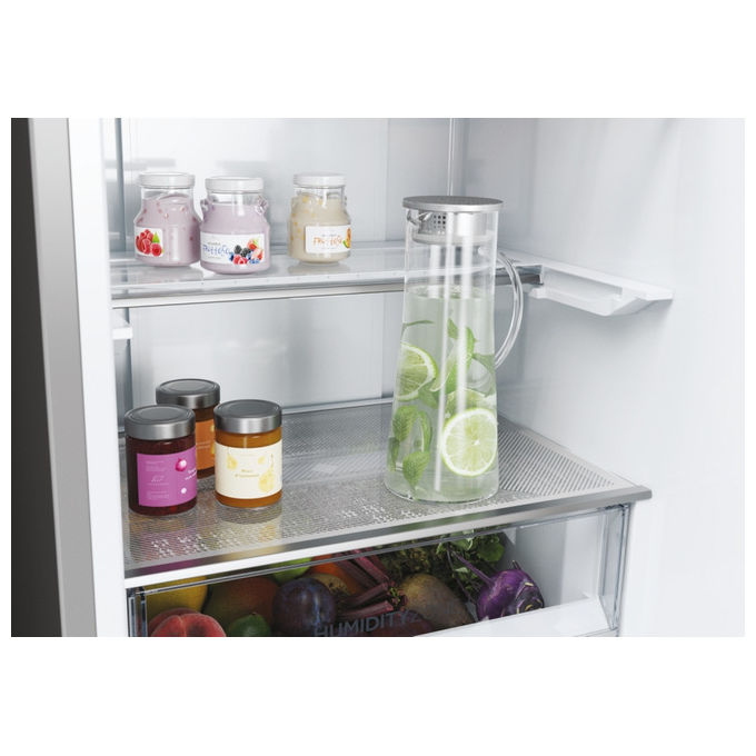 Haier HDPW5620ANPK Frigorifero Combinato 409L No Frost A Acciaio inox (205x59.5x66.7 cm) colore Acciaio inox