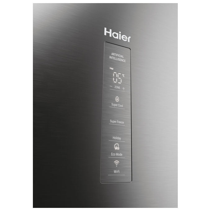 Haier HDPW5620ANPK Frigorifero Combinato 409L No Frost A Acciaio inox (205x59.5x66.7 cm) colore Acciaio inox
