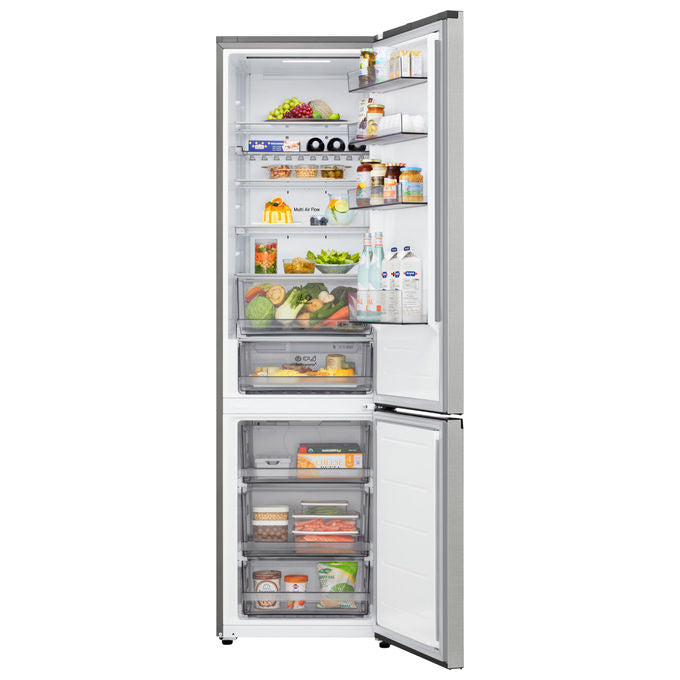 LG GBBS322CPY Fit and Max Frigorifero Combinato 375 L 203 cm Classe C 34 dB Total No Frost AI Inverter Wi-Fi colore Prime Silver