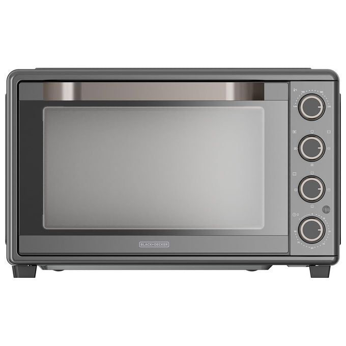 Black+decker BXOV4500E Forno Elettrico da tavolo 45 L 2000W 15 modalita' Timer 90 min Convezione Girarrosto colore Grigio