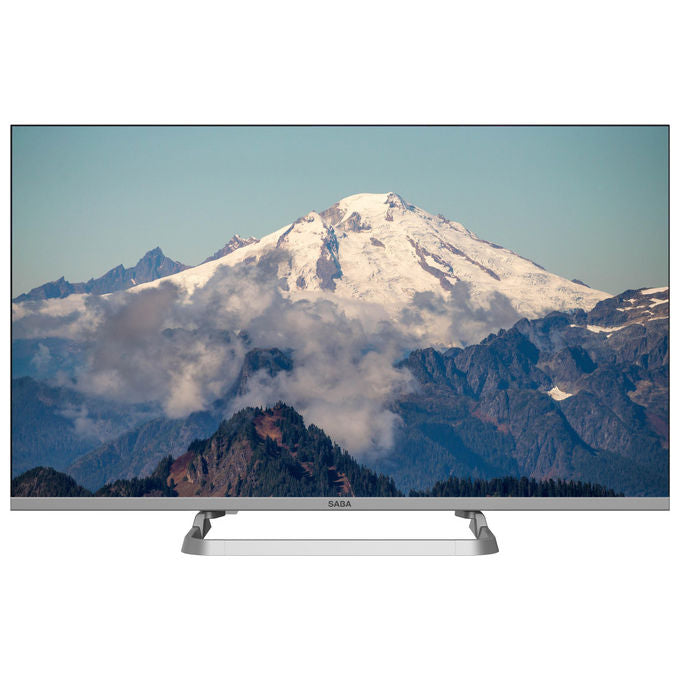 SABA Tv Led Hd 32 Pollici Triplo Ter DVB-T2-C-S2 Hevc Main10 Grigio
