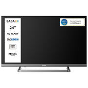 SABA Tv Led 24'' Hd Ready Triplo Ter Dvb-T2-C-S2 Hevc Main10 Grigio