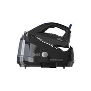 Black+decker BXSS2600E Centro Stirante con Caldaia 2600W 7 bar Vapore 130 g-min Serbatoio 1.5L Antimicrobico ECO colore Nero
