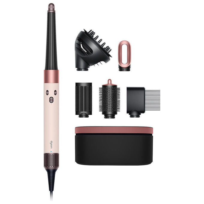 Dyson, Airwrap I.D. Multi-Styler, Per capelli ricci e mossi, Con Bluetooth, Rosa oro