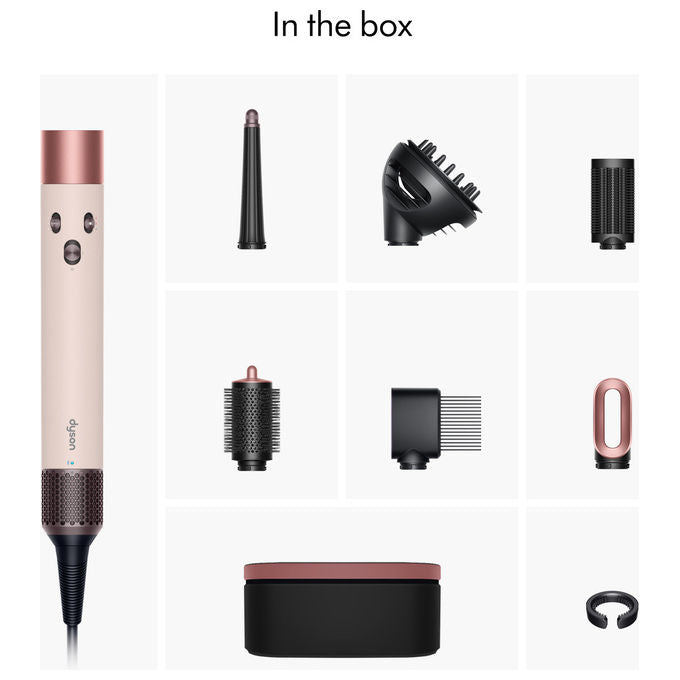 Dyson, Airwrap I.D. Multi-Styler, Per capelli ricci e mossi, Con Bluetooth, Rosa oro