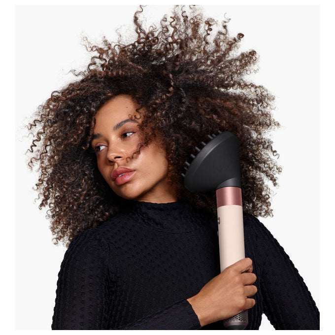Dyson, Airwrap I.D. Multi-Styler, Per capelli ricci e mossi, Con Bluetooth, Rosa oro