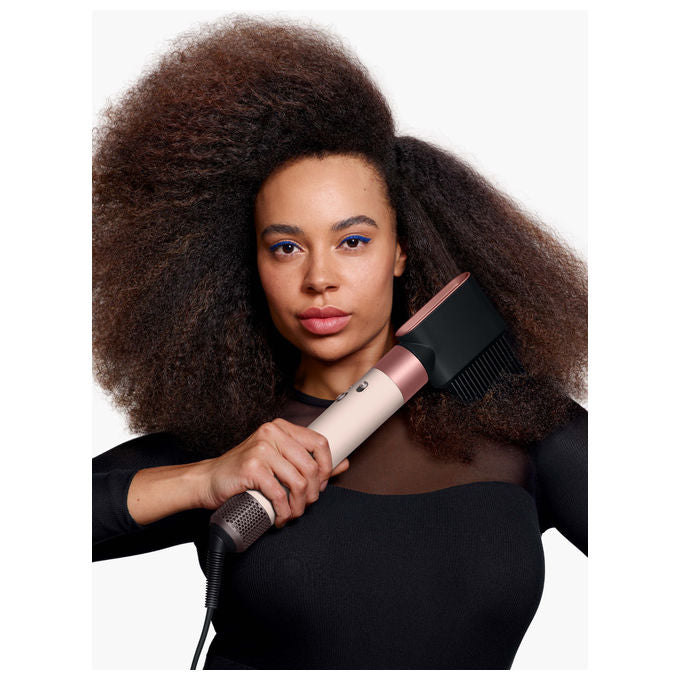 Dyson, Airwrap I.D. Multi-Styler, Per capelli ricci e mossi, Con Bluetooth, Rosa oro