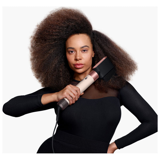 Dyson, Airwrap I.D. Multi-Styler, Per capelli ricci e mossi, Con Bluetooth, Rosa oro