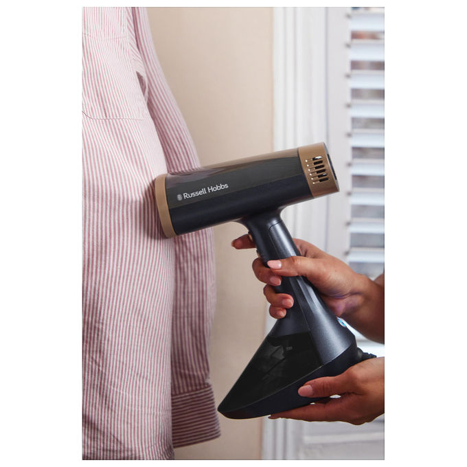 Russell Hobbs 28550-56 Steam Genie VacuSteam Vaporizzatore Portatile 1400 W piastra ceramica 0,2 L serbatoio colore Blu Oro