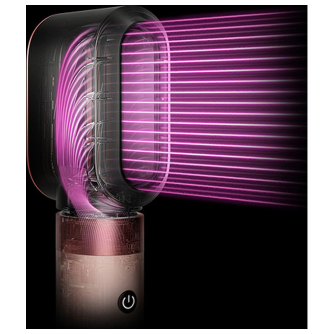 Dyson HS09 Airwrap Co-anda 2x Multistyler Asciugacapelli 1700W per Capelli Ricci o Molto Ricci colore Rosa Cipria Oro Rosa