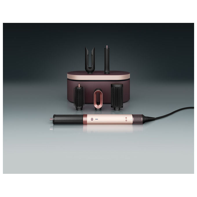 Dyson HS09 Airwrap Co-anda 2x Multistyler Asciugacapelli 1700W per Capelli Ricci o Molto Ricci colore Rosa Cipria Oro Rosa