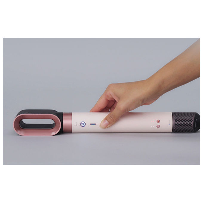Dyson HS09 Airwrap Co-anda 2x Multistyler Asciugacapelli 1700W per Capelli Ricci o Molto Ricci colore Rosa Cipria Oro Rosa