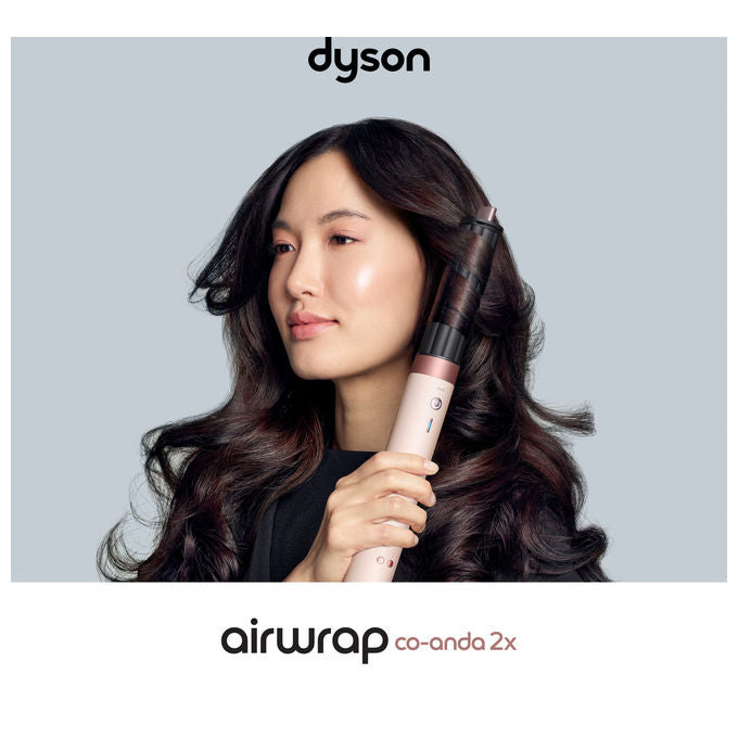 Dyson HS09 Airwrap Co-anda 2x Multistyler Asciugacapelli 1700W per Capelli Ricci o Molto Ricci colore Rosa Cipria Oro Rosa