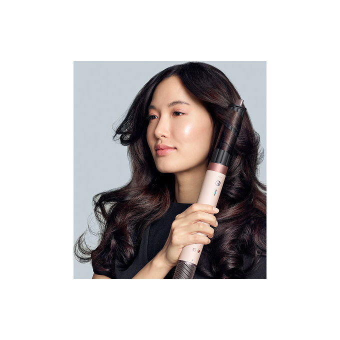 Dyson HS09 Airwrap Co-anda 2x Multistyler Asciugacapelli 1700W per Capelli Ricci o Molto Ricci colore Rosa Cipria Oro Rosa