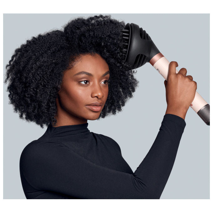 Dyson HS09 Airwrap Co-anda 2x Multistyler Asciugacapelli 1700W per Capelli Ricci o Molto Ricci colore Rosa Cipria Oro Rosa