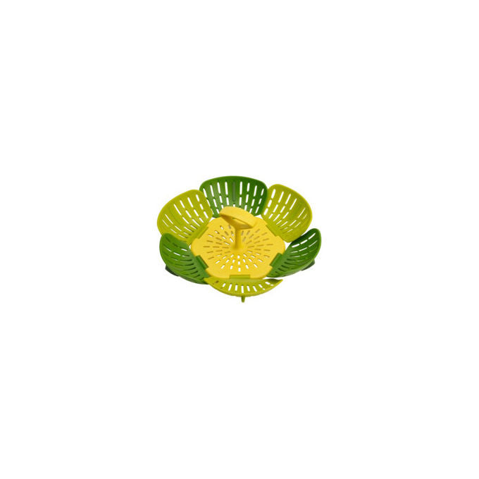 Joseph Joseph, Cestello Vapore Pieghevole Duo, Verde, Polipropileno, Manico per Forchetta