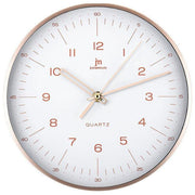 Lowell, Orologio da Parete Tondo, Alluminio Rosa, 25 cm, 14967-CF