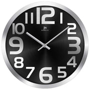 Lowell, Orologio da Parete, Nero, Rotondo, Metallo, 29 cm, L-14972N