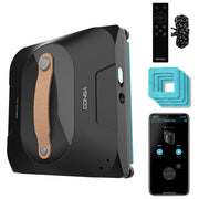 Cecotec CONGA WINDROID 1390 DOUBLE SPRAY CONNECTED Robot Lavavetri 3 in 1 8 modalita' 72 W 100 ml App e Telecomando colore Nero