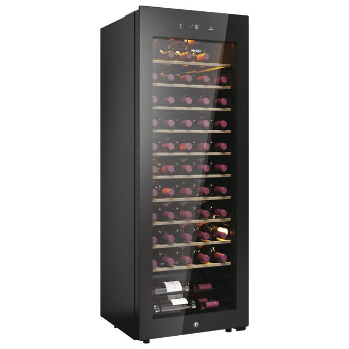 Haier HWS58GGH1 Wine Bank 50 Serie 3 Cantina Vino 58 Bottiglie 150 L 1 Zona Touch Wi-Fi App hOn 37 dB colore Nero