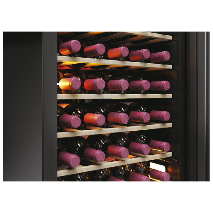 Haier HWS58GGH1 Wine Bank 50 Serie 3 Cantina Vino 58 Bottiglie 150 L 1 Zona Touch Wi-Fi App hOn 37 dB colore Nero