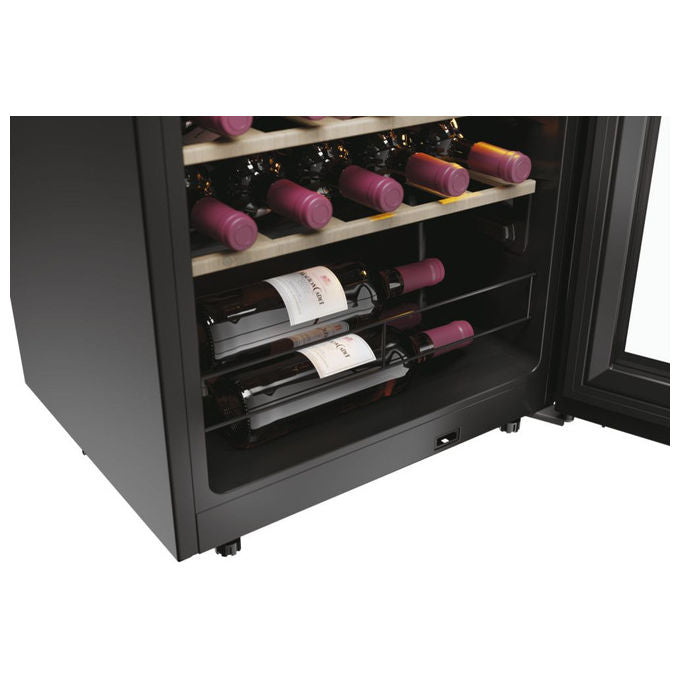 Haier HWS58GGH1 Wine Bank 50 Serie 3 Cantina Vino 58 Bottiglie 150 L 1 Zona Touch Wi-Fi App hOn 37 dB colore Nero