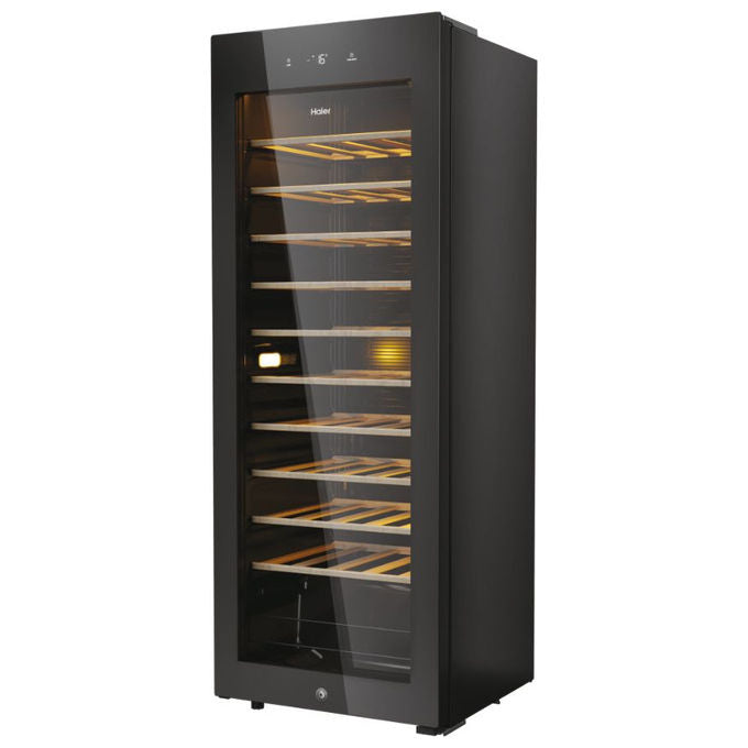 Haier HWS58GGH1 Wine Bank 50 Serie 3 Cantina Vino 58 Bottiglie 150 L 1 Zona Touch Wi-Fi App hOn 37 dB colore Nero