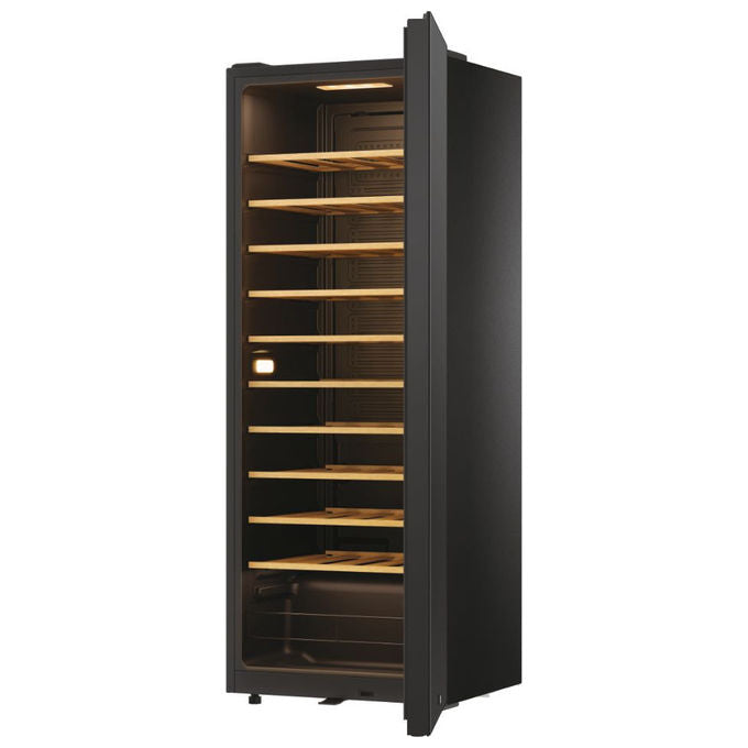 Haier HWS58GGH1 Wine Bank 50 Serie 3 Cantina Vino 58 Bottiglie 150 L 1 Zona Touch Wi-Fi App hOn 37 dB colore Nero
