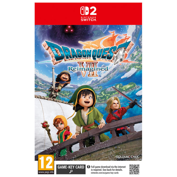 Square Enix Dragon Quest VII Reimagined Gioco Nintendo Switch 2 GKEY Digitale Giocatore Singolo Azione Avventura Italiano