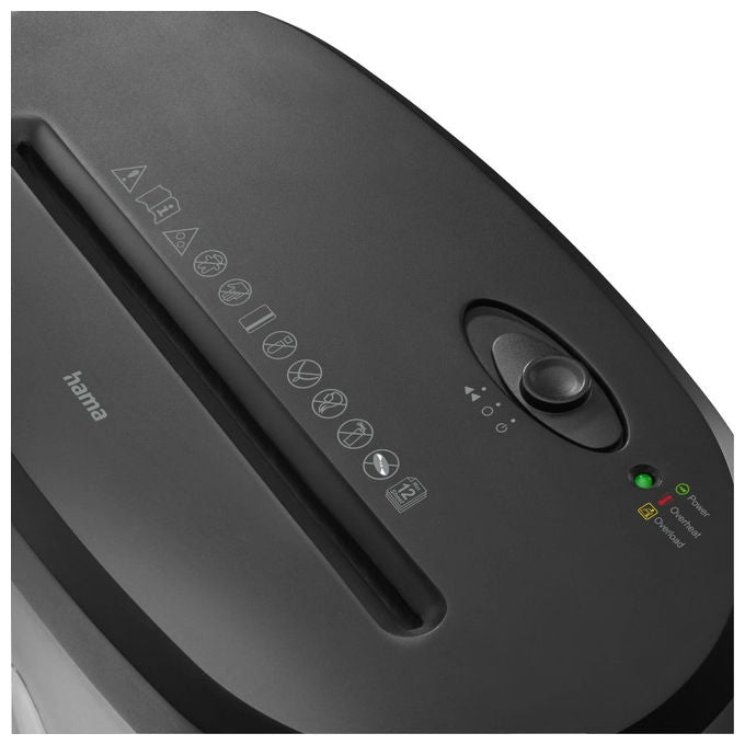 Hama Safe X120, Distruggidocumenti, Taglio Micro, 21 Litri, Nero