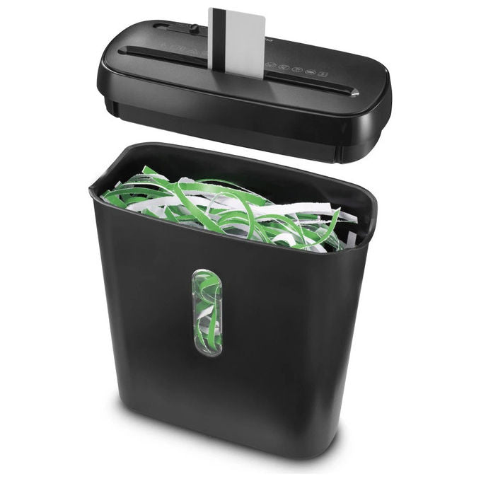 Hama 00050581 Classic S61 Distruggidocumenti Taglio a Strisce 6 Fogli A4 Cestino 8L 180W 72dB Livello P-2 colore Nero